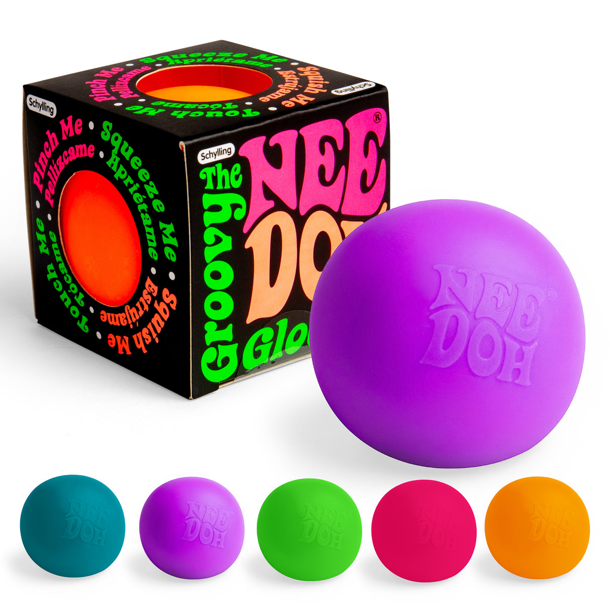 NeeDoh Classic Groovy Glob Original Sensory Toy Stress Ball