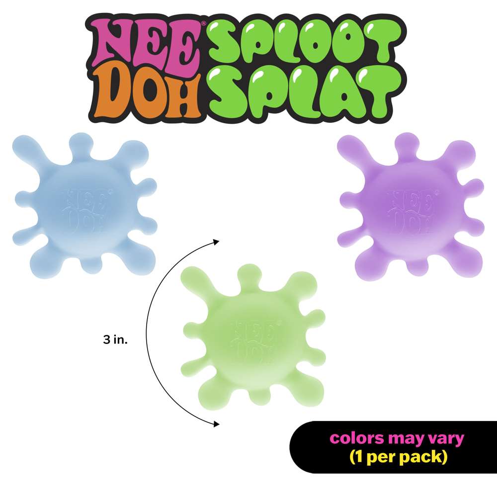 NeeDoh Sploot Splat Squishy Fidget Toy - Damaged Box