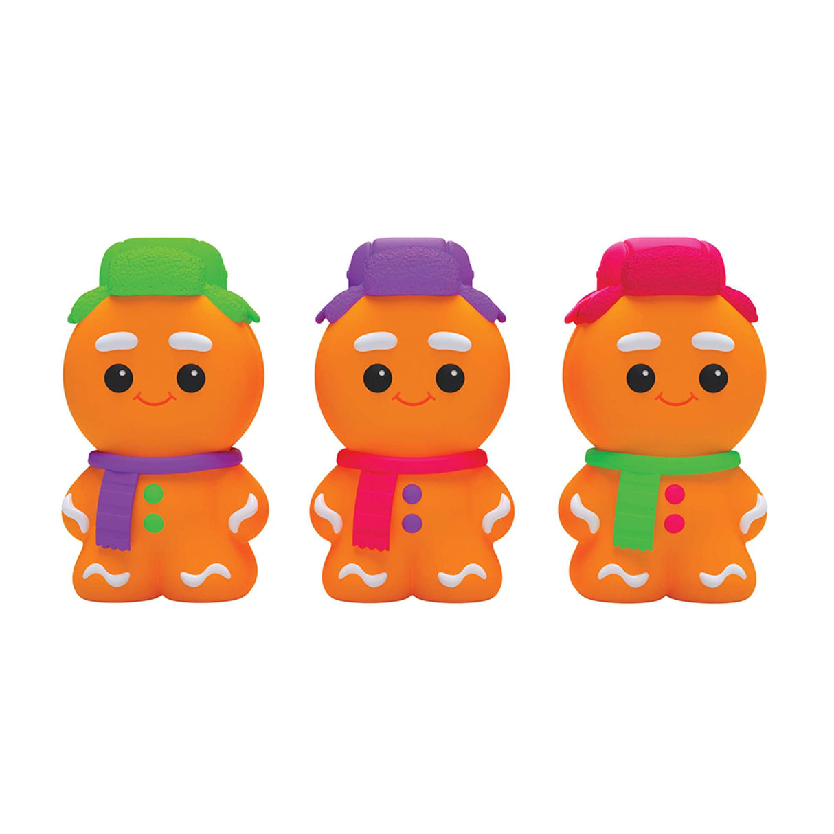 NeeDoh Ginger Glowman Christmas Fidget Toy