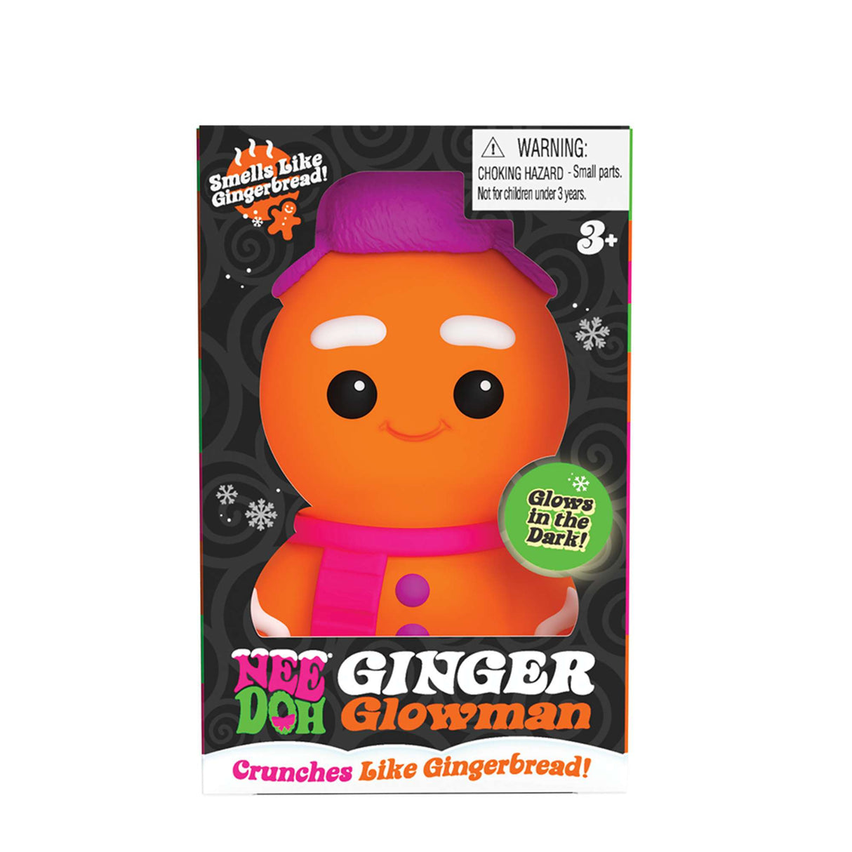 NeeDoh Ginger Glowman Christmas Fidget Toy