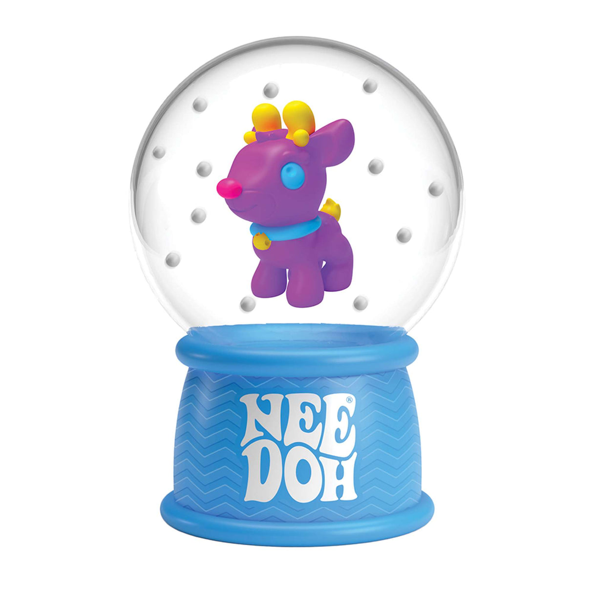 NeeDoh Christmas Snow Globe Fidget Toy For Kids