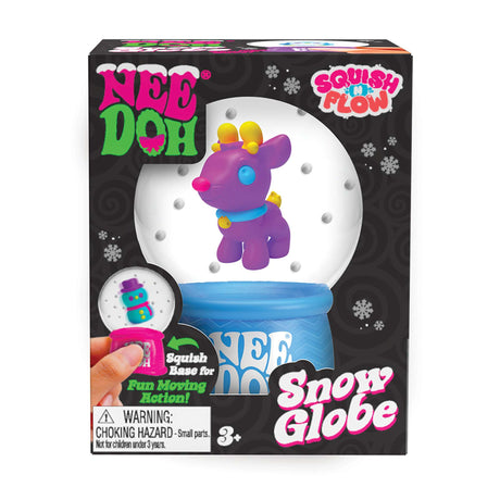 NeeDoh Christmas Snow Globe Fidget Toy For Kids