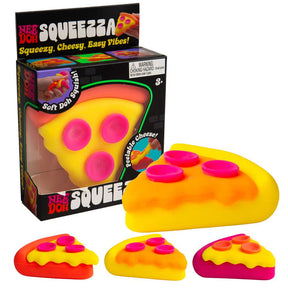 NeeDoh Squeezza Classic Groovy Pizza Shaped Sensory Toy Squishy