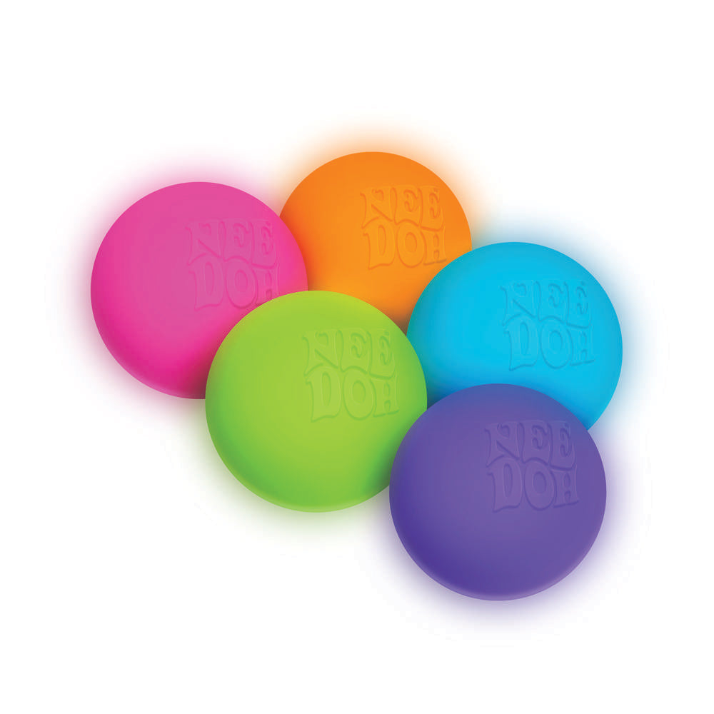 NeeDoh Teenie Singles Classic Groovy Assorted Colour Stress Ball 4 Pack