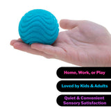 NeeDoh Fuzzball Wonder Waves Velvet Squeeze Soft-Cloud Sensory Squishy