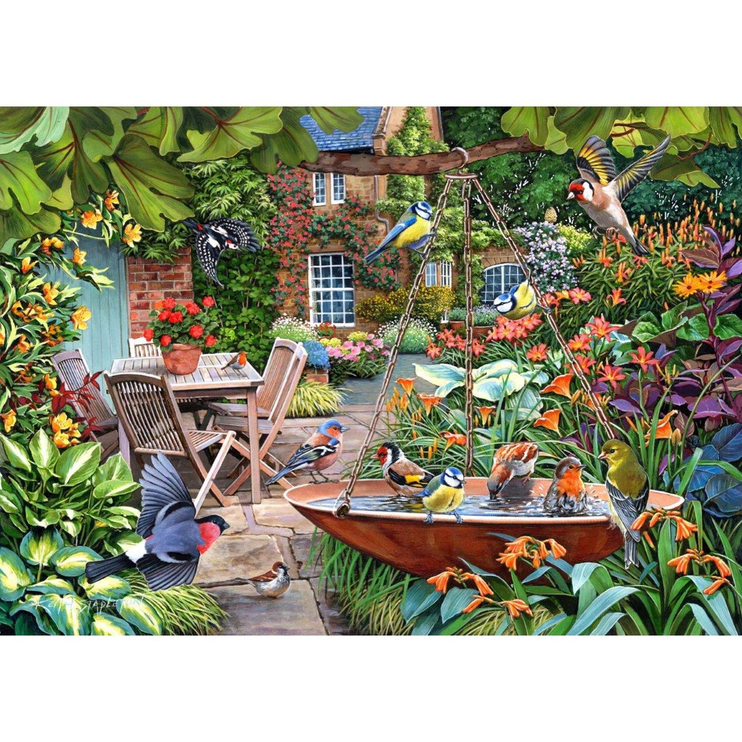 Splashing Around - 1000 Piece Jigsaw Puzzle - DAMAGED BOX