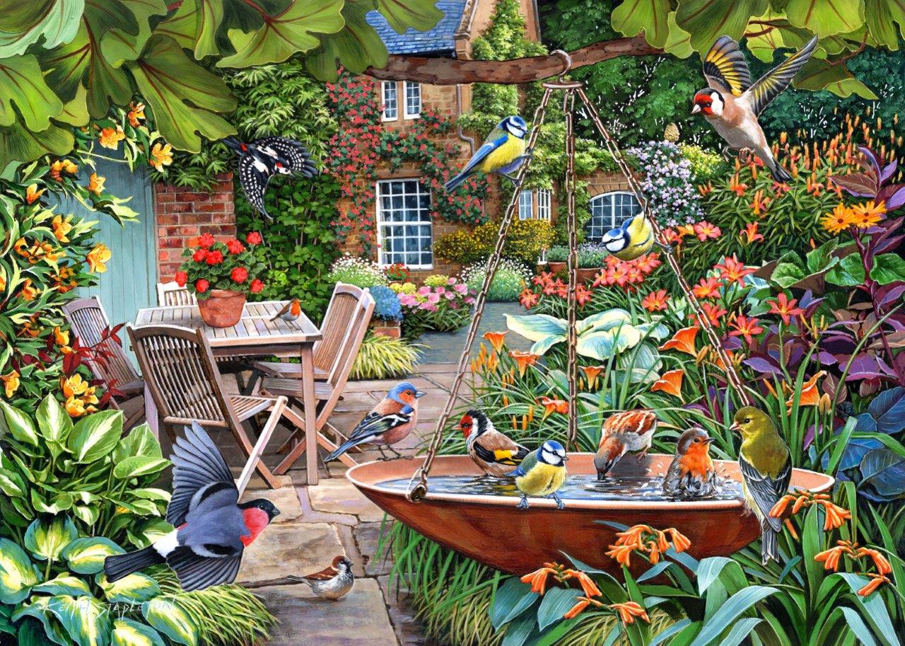 Splashing Around - 1000 Piece Jigsaw Puzzle - DAMAGED BOX