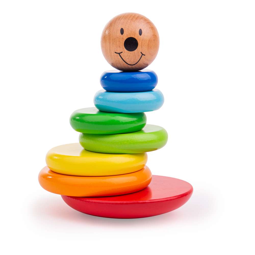 Magnetic Wobbly Stacker | Sorting & Stacking | Bigjigs Toys