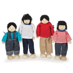 Multicultural Dolls - Asian Family - Damaged Box