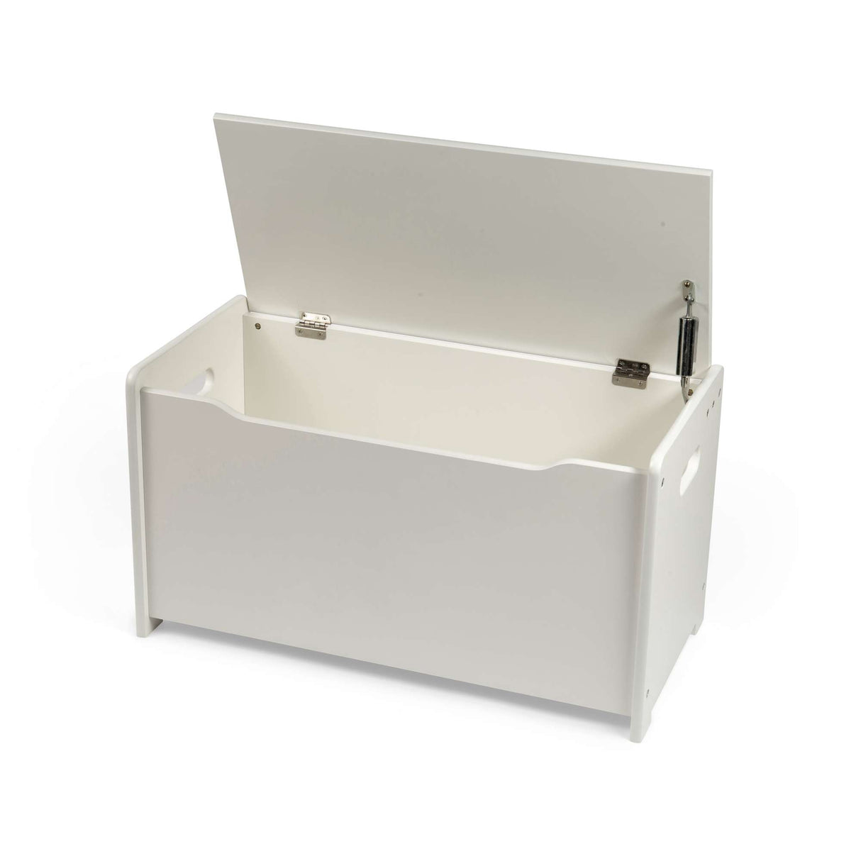 Tidlo White Toy Chest - Storage Box with Soft-Close Lid, Wooden Chests for Toys