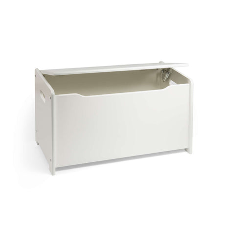 Tidlo White Toy Chest - Storage Box with Soft-Close Lid, Wooden Chests for Toys