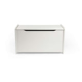 Tidlo White Toy Chest - Storage Box with Soft-Close Lid, Wooden Chests for Toys