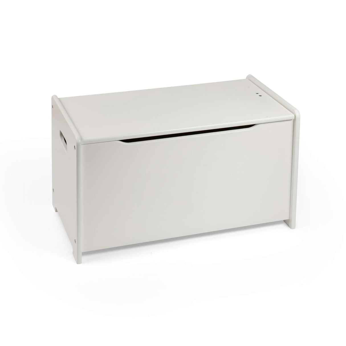 Tidlo White Toy Chest - Storage Box with Soft-Close Lid, Wooden Chests for Toys