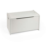 Tidlo White Toy Chest - Storage Box with Soft-Close Lid, Wooden Chests for Toys