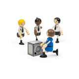 Tidlo Police Officer & Prisoner Dolls- Wooden Doll Set For Kids