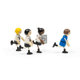 Tidlo Police Officer & Prisoner Dolls- Wooden Doll Set For Kids