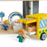 Tidlo Playtime Hospital-Children's Roleplay Toys, Kids' Wooden Pretend Play Sets