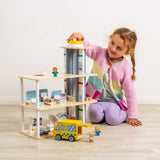 Tidlo Playtime Hospital-Children's Roleplay Toys, Kids' Wooden Pretend Play Sets