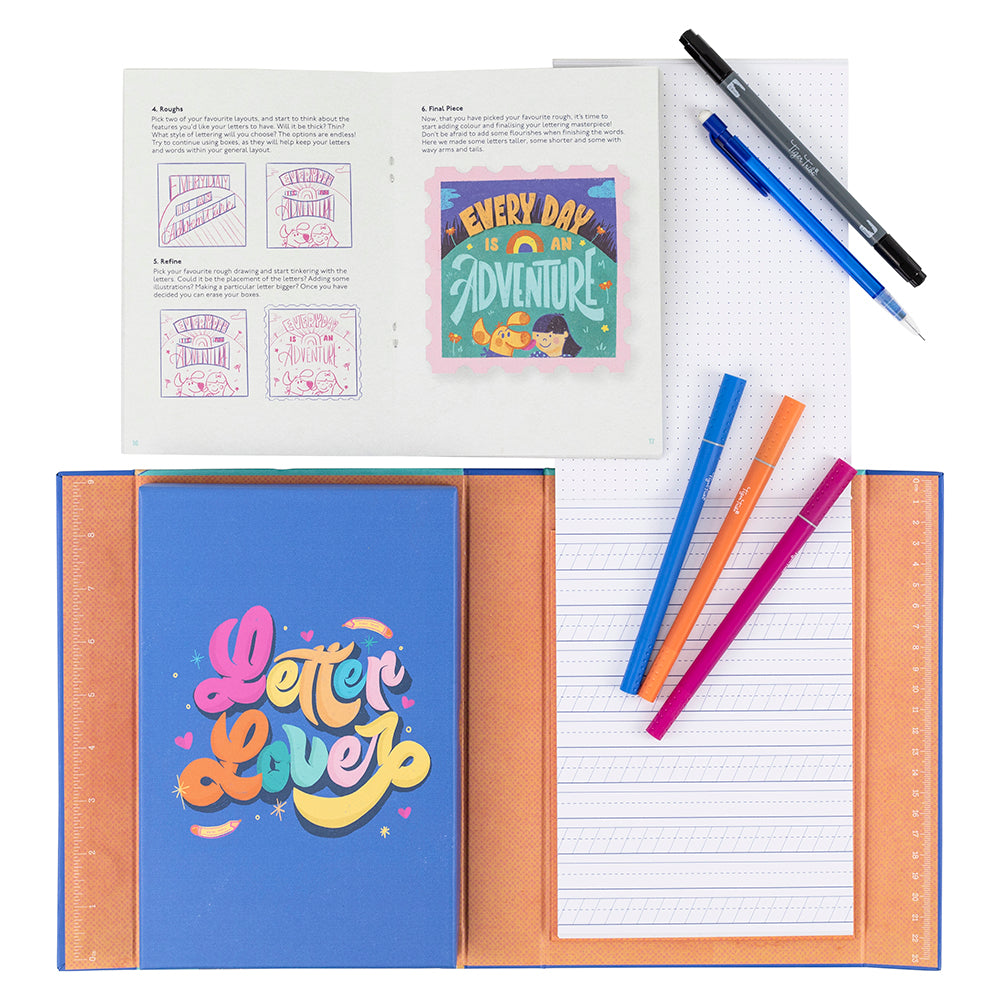 Hand Lettering - Learn. Experiment. Create. - DAMAGED BOX