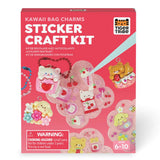 Tiger Tribe Kawaii Bag Charms Kit- Kids Make Your Own Charm Crafts Set, Art Kits
