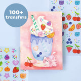 Tiger Tribe Transfer Magic Ice Cream Dreams- Kids Transfer Art & Card Making Kit