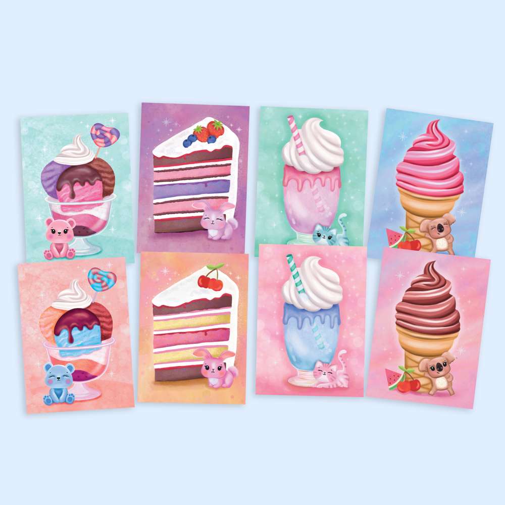 Tiger Tribe Transfer Magic Ice Cream Dreams- Kids Transfer Art & Card Making Kit