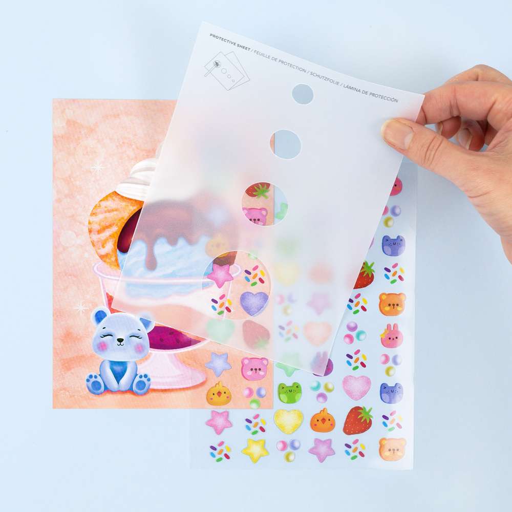 Tiger Tribe Transfer Magic Ice Cream Dreams- Kids Transfer Art & Card Making Kit