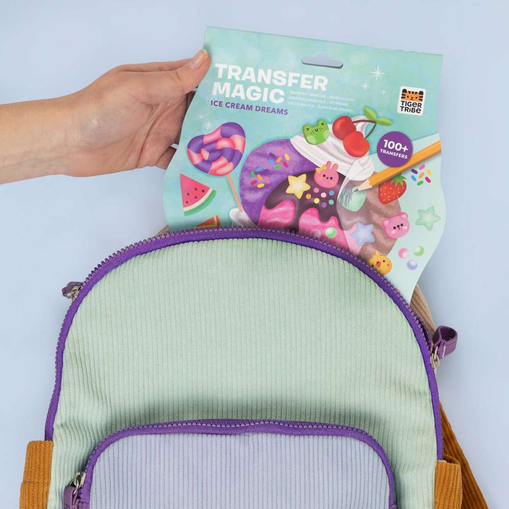 Tiger Tribe Transfer Magic Ice Cream Dreams- Kids Transfer Art & Card Making Kit