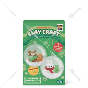 Tiger Tribe Bauble Craft Kit (Bear & Bunny) - DIY Christmas Decorations for Kids