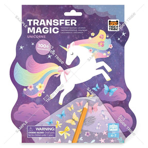 Tiger Tribe Transfer Magic (Unicorns) - Unicorn Craft Kit, Gift for Girls & Boys