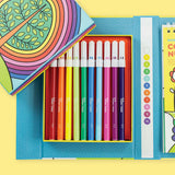 Colour by Numbers - Rainbow Garden