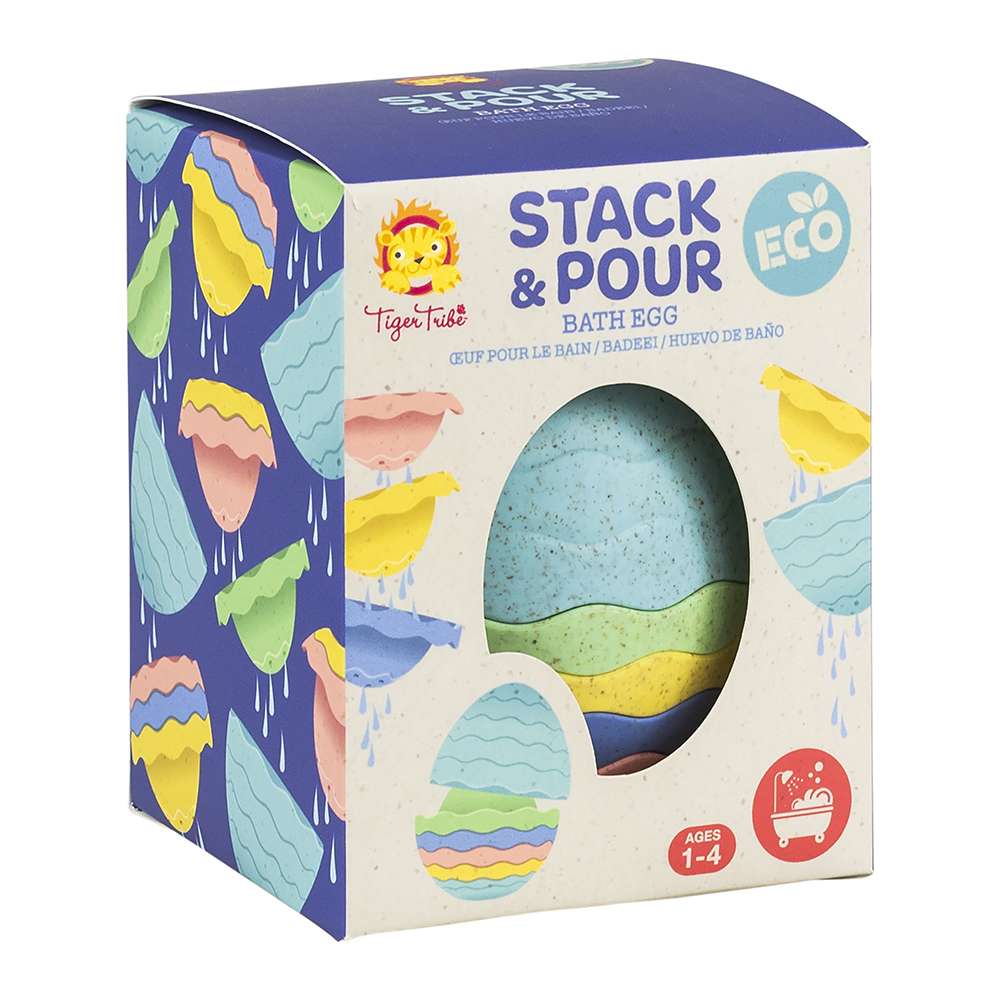 Stack & Pour - Bath Egg - ECO - DAMAGED BOX