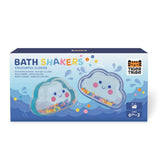 Tiger Tribe Bath Shakers Colourful Clouds - 2pcs Musical Bath Toy For Babies