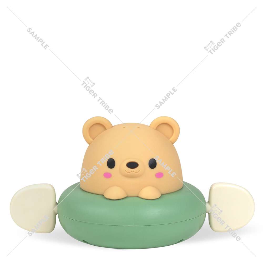 Tiger Tribe Bath Paddle Boat Bear 2 in 1 Baby Bath Toy