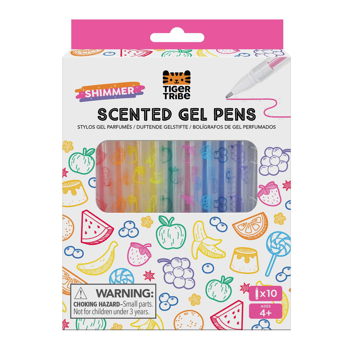 Tiger Tribe Shimmer Scented Gel Pens