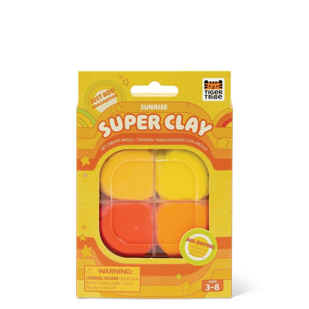 Tiger Tribe Super Clay: Fun Air Dry Modelling Clay for Kids