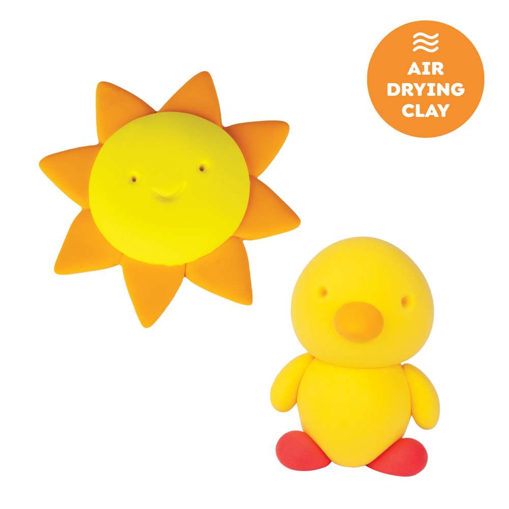 Tiger Tribe Super Clay - Fun Air Dry Modelling Clay for Kids