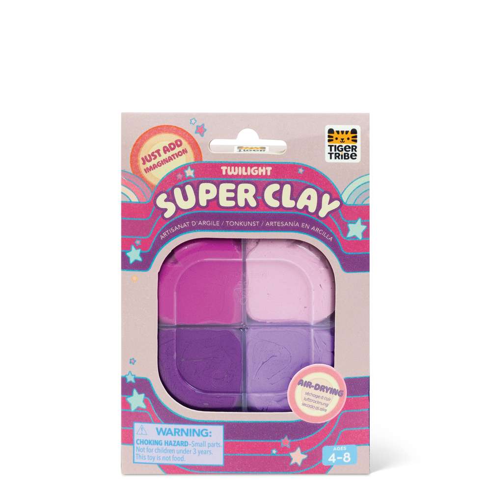 Tiger Tribe Super Clay: Fun Air Dry Modelling Clay for Kids