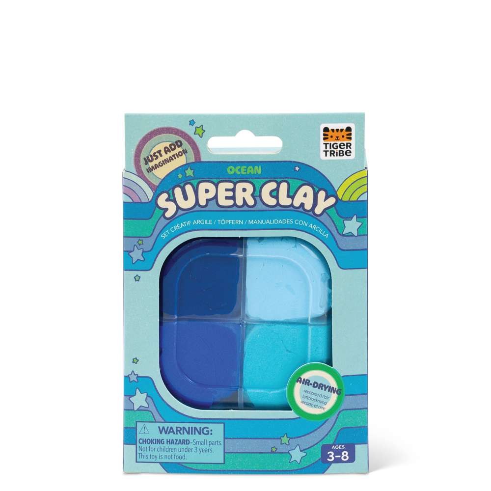 Tiger Tribe Super Clay: Fun Air Dry Modelling Clay for Kids