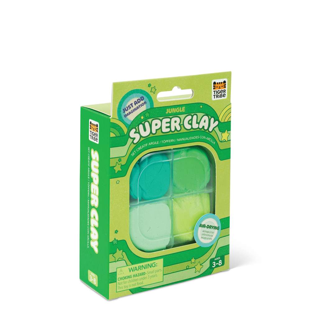 Tiger Tribe Super Clay: Fun Air Dry Modelling Clay for Kids