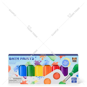 Tiger Tribe Bath Paints Colour Splash Childrens Wash Off Paint Set