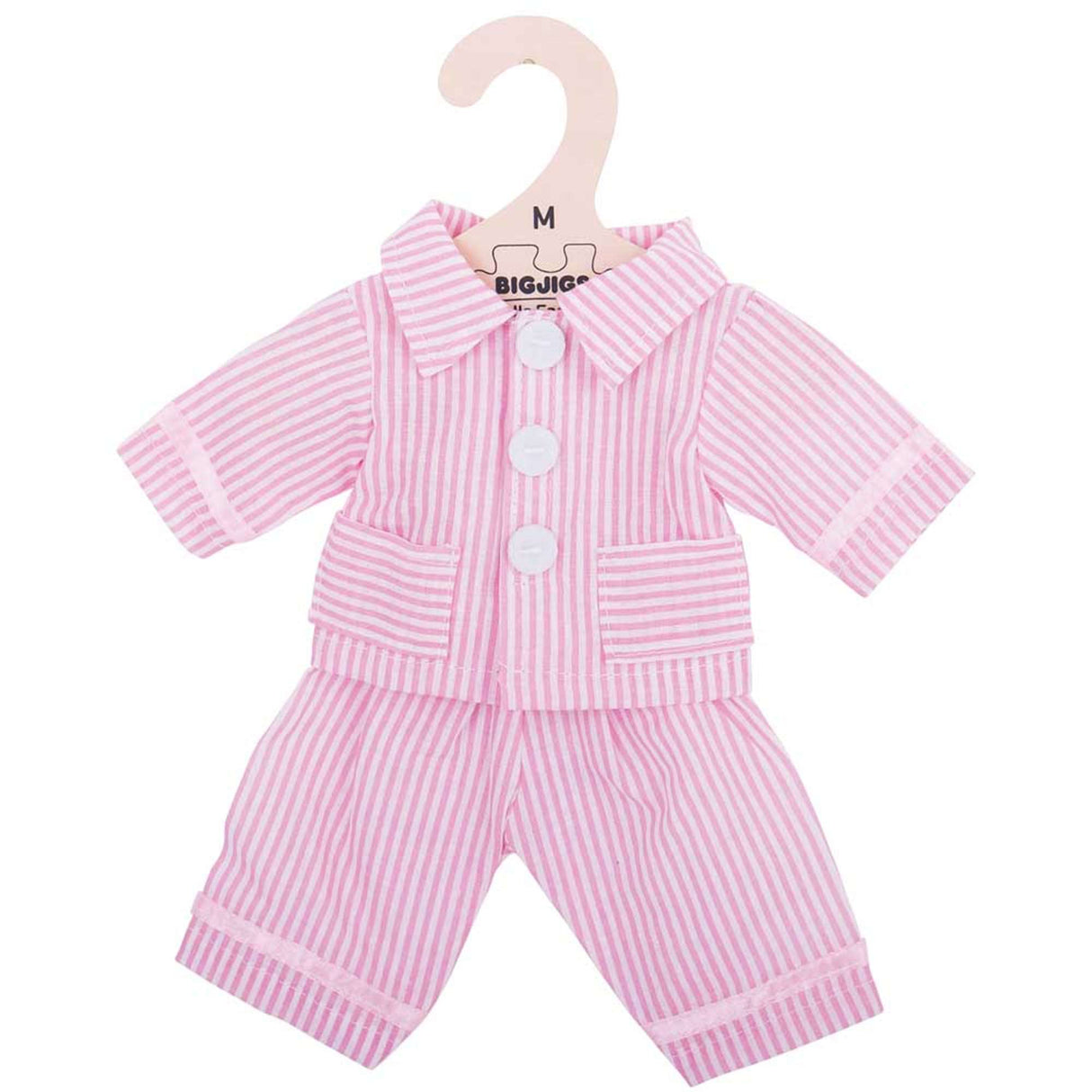 Pink Pyjamas (for Size Medium Doll)
