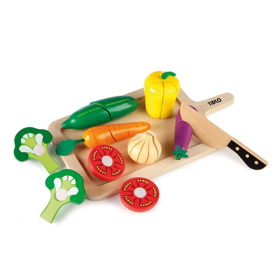 Cutting Vegetables Toy Food Set Wooden Play Food Bigjigs Toys