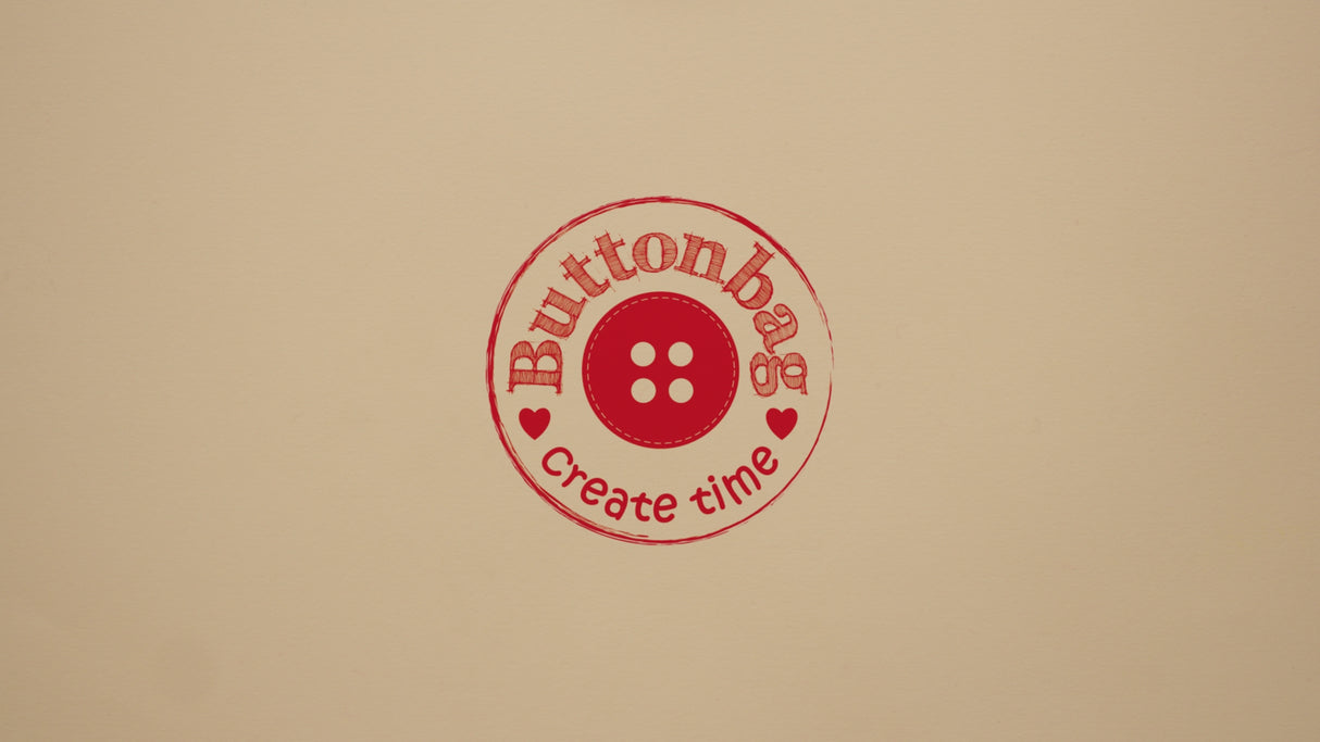 Buttonbag Pompom Suitcase Kit: Fluffy Yarn Pom Pom Makers for Children