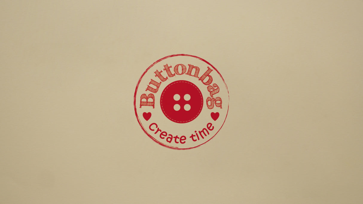 Buttonbag Cross Stitch Kit for Beginners and Children (9 Projects)