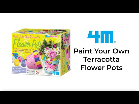 KidzMaker - Paint Your Own Terracotta Flower Pots