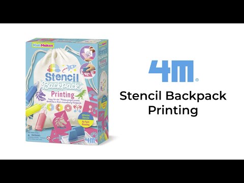 KidzMaker - Stencil Backpack Printing
