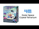 Crystal Growing - Outer Space Crystal Terrarium