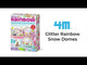 KidzMaker - Glitter Rainbow Snow Domes