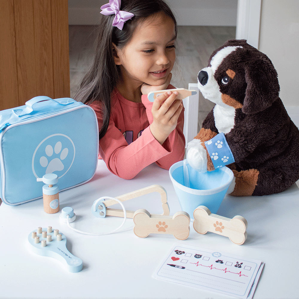 Kids Vet Set Pretend Play Bigjigs Toys